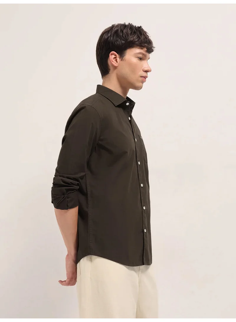 ذا بير هاوس Men's Cotton Shirt | Casual & Formal Long Sleeve Slim Fit | Classic Button-Down, Office & Everyday Wear, Comfortable & Breathable Fabric