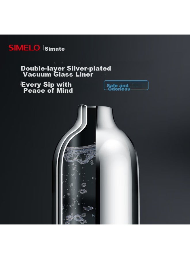 Simelo Insulated Pitcher, Large Capacity Glass Inner Liner, Hot Water Kettle, Dormitory Thermos, Water Bottle, Hot Water Bottle, Green, 3.2l - Image 4