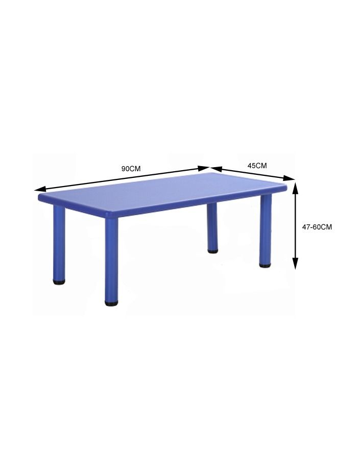 XIANGYU Kindergarten Blue Rectangle Table Early Teaching Children Learning Plastic Desks - Image 3