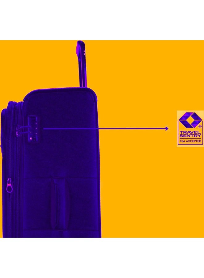 Verage  Toledo 3 Pieces Luggage Sets, Softside Expandable Spinner Wheel Suitcase - Image 5