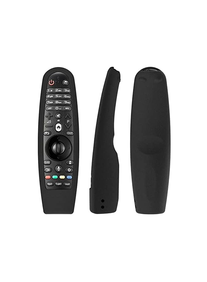 Karessories TV Remote Control Protective Case Sleeve Protector Cover Skin Holder compatible with LG AN-MR600 / LG AN-MR650 / LG AN-MR18BA / AN-MR19BA (Black) - Image 2