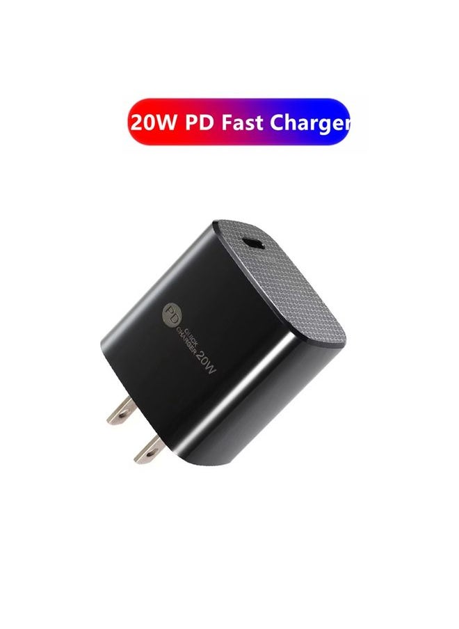 PD11 Mini Single Port PD3.0 USB-C / Type-C 20W Fast Charger for iPhone / iPad Series, US Plug(Black)