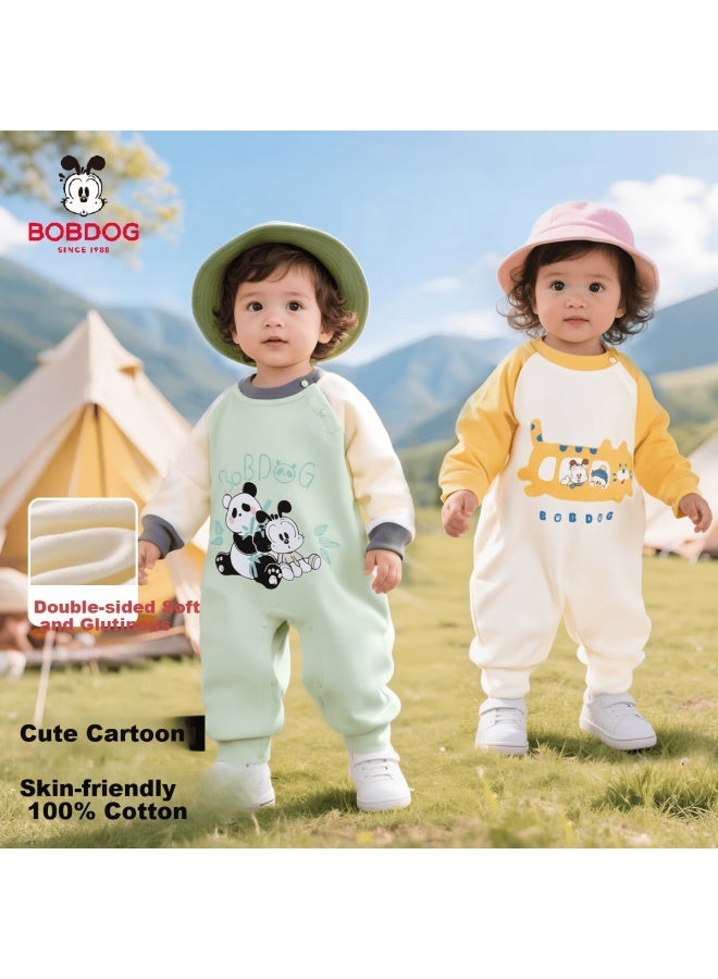 Babu Bean Baby Clothes Spring And Autumn 100% Cotton Infant Romper A-class Cartoon Outfits For Babies And Toddlers Crawling Suit