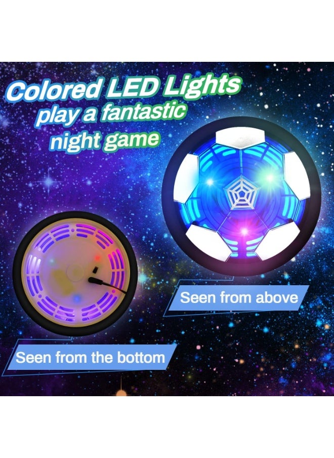 HOVER BALL Hover Soccer Ball with LED Lights – Indoor Floating Soccer Toy for Kids with Soft Bumper and Colorful Light Effects  - Image 2