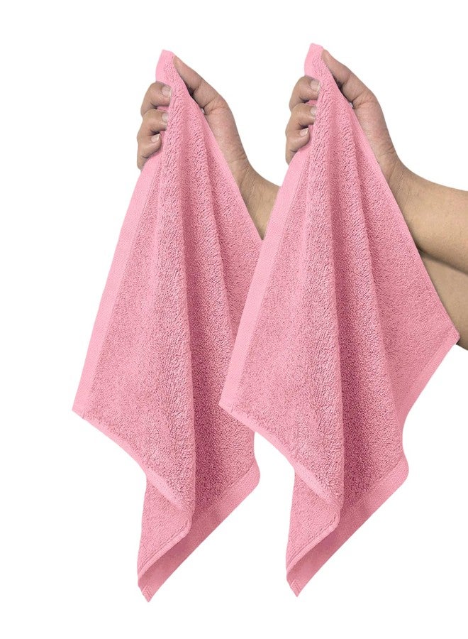Tee Projekt Cotton Face Towels Set of 2, Ultra Soft & Quick Dry, Premium 480 GSM Small Towels for Face & Daily Use, 30 x 30 cm, Nature Lux - Image 1