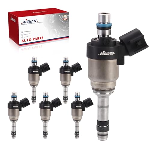 AISHAN 6PCS Fuel Injectors 6 Holes Compatible with Hyundai Azera 2012 2013 2014 Genesis 20122013 Genesis Coupe 2013 Santa Fe 2013 V6 33L 38L Replace 353103C550 353103C560 - Image 1