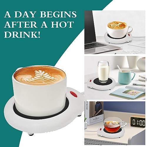 ASAWASA Candle Warmer for Large Jar, Coffee Mug Warmers, Safely Releases Scents Without a Flame, Melt The Candle Quickly, Enjoy Your Warm Coffee Tea. Gifts for Festival Birthday Women Men Mom Dad - Image 5