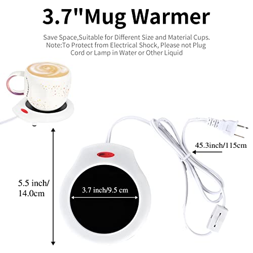 ASAWASA Candle Warmer for Large Jar, Coffee Mug Warmers, Safely Releases Scents Without a Flame, Melt The Candle Quickly, Enjoy Your Warm Coffee Tea. Gifts for Festival Birthday Women Men Mom Dad - Image 3