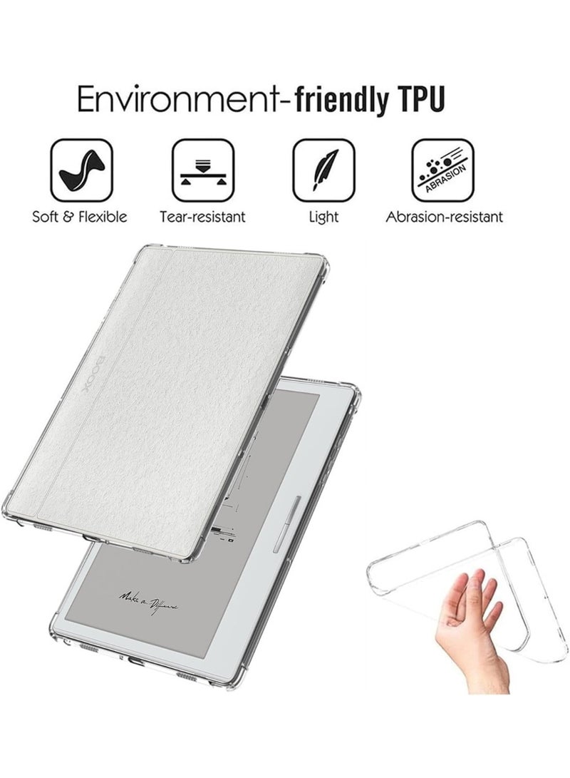 Onyx Boox Go Color 7 inch 2024 2 Pack Screen Protector Transparent TPU Flexible Anti scratch Case with Reinforced Corners Ultra thin Silicone Anti Shock - Image 2