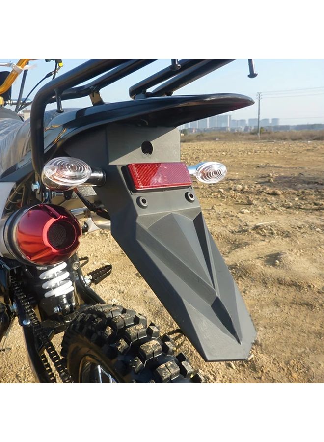 Apollo Kawasaki Dirt Bike Modified Rear Mudguard Motorcycle Fender Reflector - Image 1
