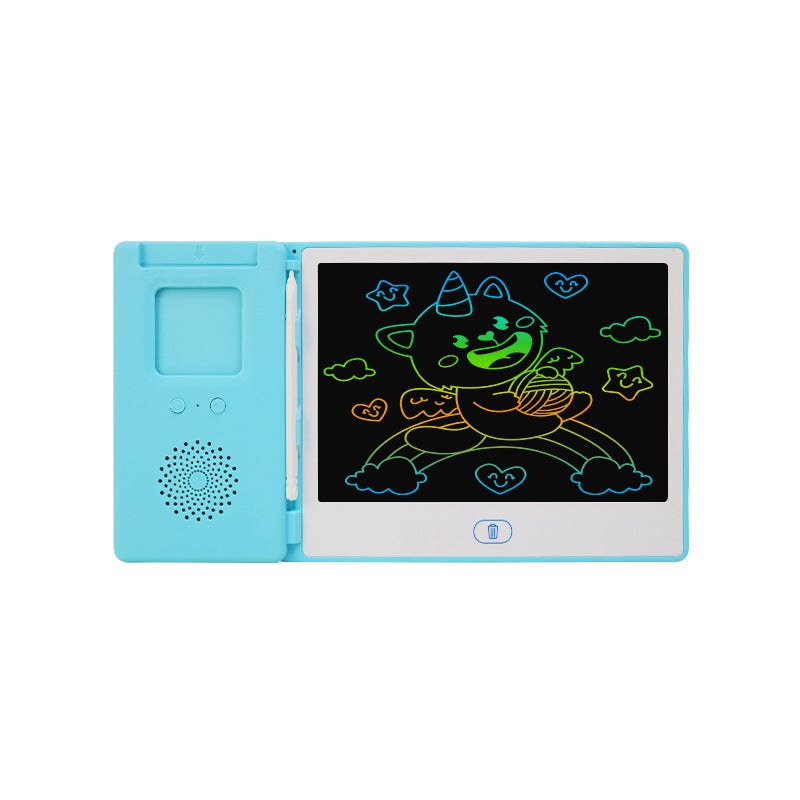 Children'S Card Machine, Painting All-In-One Machine, Bilingual Enlightenment Puzzle Card Machine, Kidsren'S Painting Handwriting Board Early Education Machine - Image 1