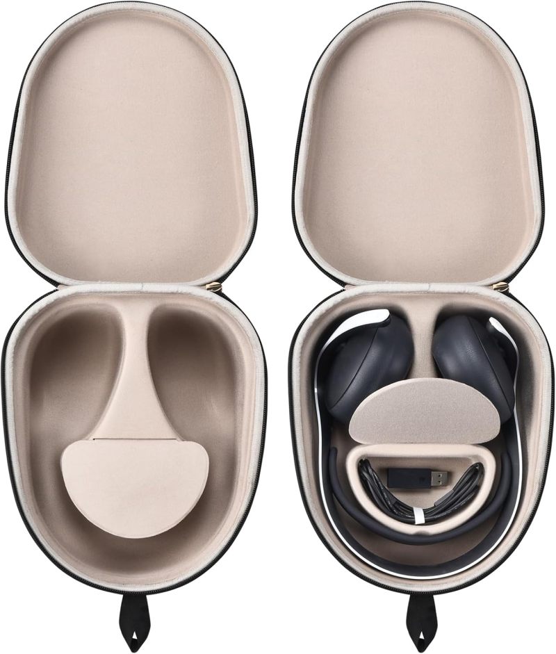 PS5 Pulse Elite Headphone Case: 250 X 208 X 133 Mm Hard EVA Shell - Magnetic Inner Storage Lightweight Travel Carrying Case for PS5 Gaming Headphone Travel & Daily Use - Image 3