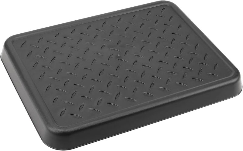 PINGEUI Pack of 6 35 x 27.5 x 3 cm Shoe Rack, Shoe Drip Tray, Large Shoe Storage Rack, Shoe Drip Tray, Shoe Tray for Indoor and Outdoor Use, Black - Image 5