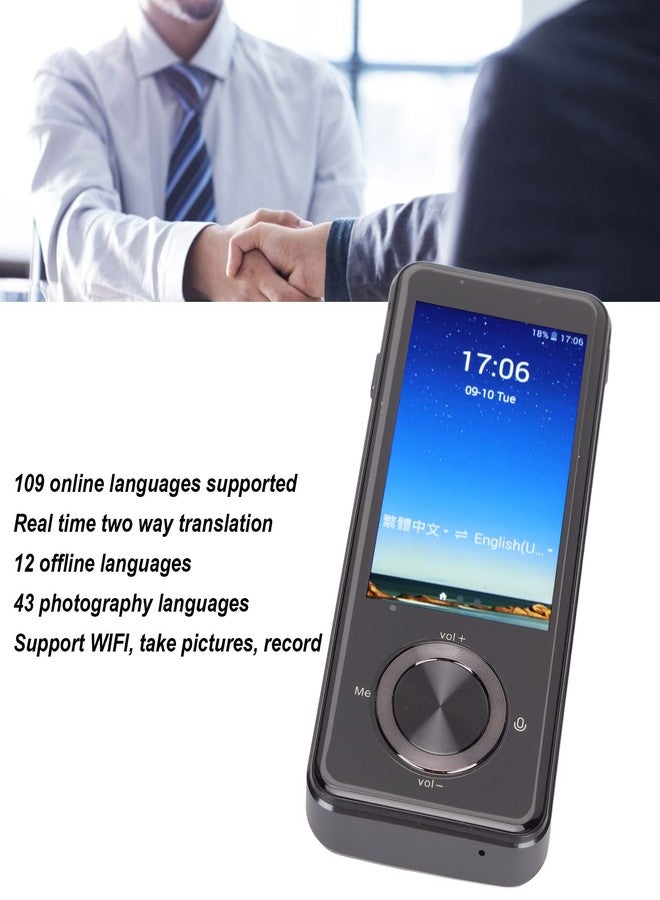 Ashata M9 Smart Instant Language Translator with 3in Touchscreen, Real Time Two Way and 109 Online 12 Offline 43 Photo Translation,/Bluetooth/Photography/Recording Foreign Translator - Image 4