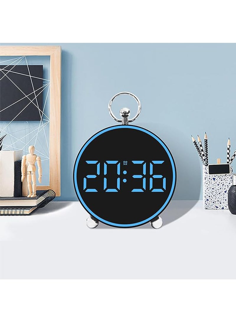 Digital Wall Clock with LED Display,Adjustable Brightness Digital Alarm Clock withTemperature,Weather Forecasts,Date,12/24H,Digital Clock Large Display,Wall Mounted, ﻿  - Image 5