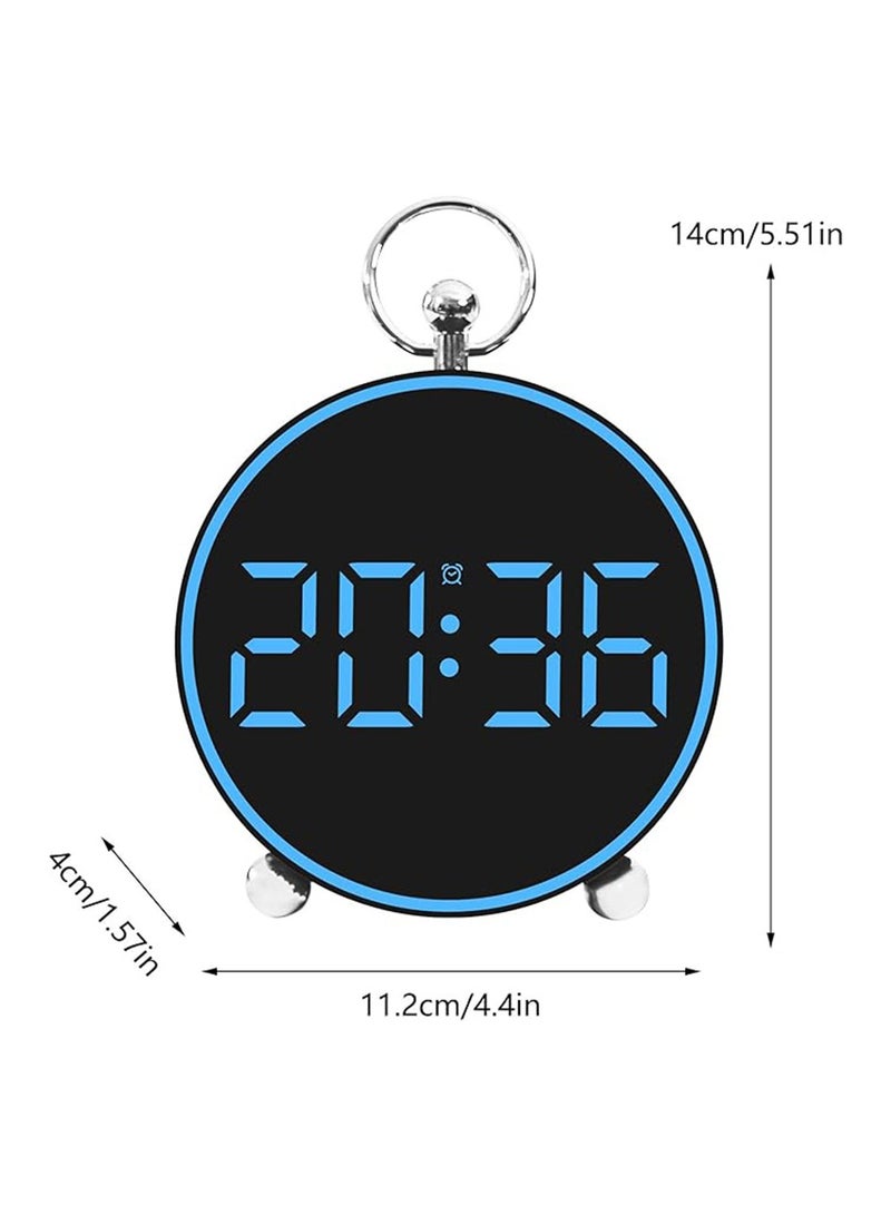 Digital Wall Clock with LED Display,Adjustable Brightness Digital Alarm Clock withTemperature,Weather Forecasts,Date,12/24H,Digital Clock Large Display,Wall Mounted, ﻿  - Image 2