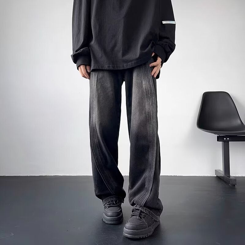 Unisex Casual Daily Denim Jeans - Image 3