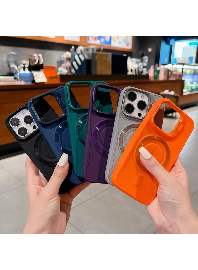 S-TOP Case For iPhone 12 Lens Frame Holder Blade MagSafe Phone Case - Image 2