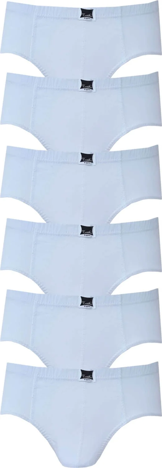 هيبسين راكيب Rivaling All 6-Piece Boy's Slip Panties Cotton Comfortable White Classic Model