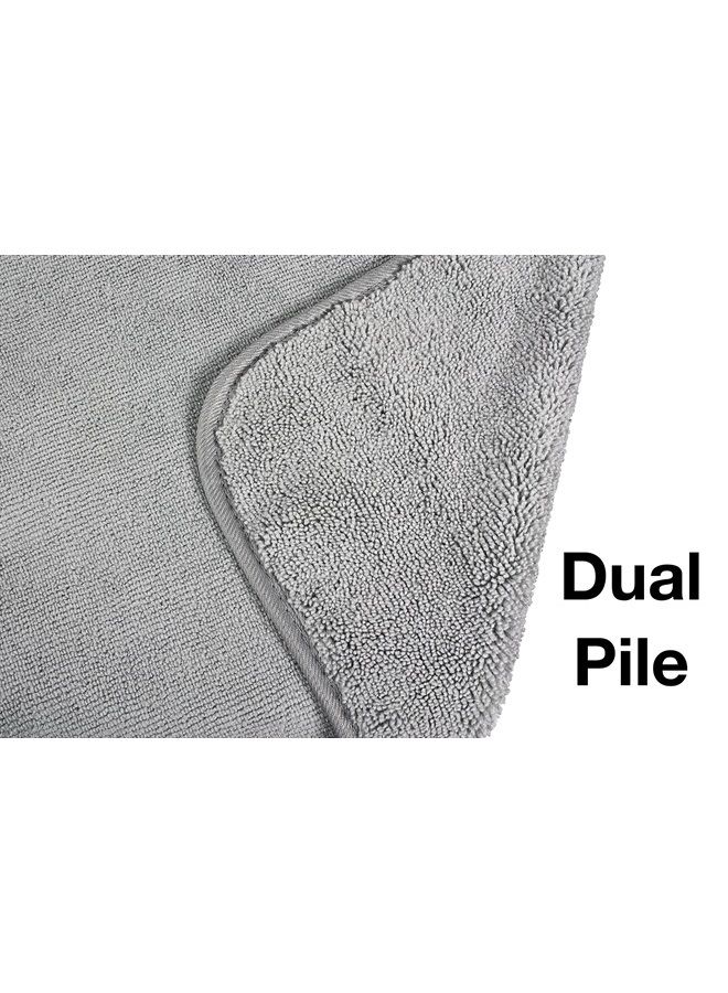 Eurow Absorbent and Fast Drying Microfiber Washcloths, 13 by 13 Inches, Gray, 4 Pack - Image 4