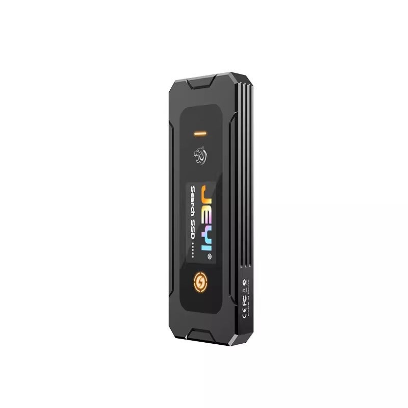 Jeyi Jiayi Black Leopard M.2 Solid State Mobile Hard Disk Box Nvme/Sata Dual Protocol Box M2 External Typec - Image 4