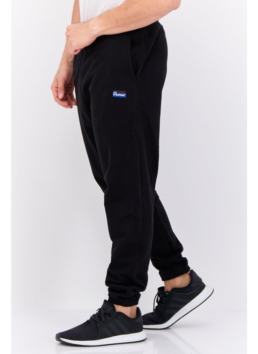 Penfield - Men Regular Fit Brand Logo Sweatpants, Black - Image 1