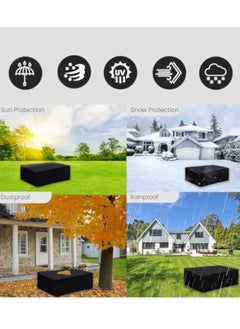 POWER Outdoor Patio Furniture Covers, 420D Oxford fabric Extra Large Patio Furniture Set Covers Waterproof, Anti-UV, Dust-Proof Patio Furniture Covers Fits 12-14Seat (315*160*74cm)  - Image 5