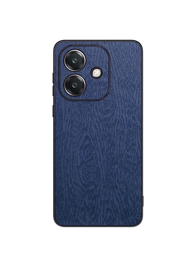Phone Case for (OPPO A3X) Blue Textured Back Cover
