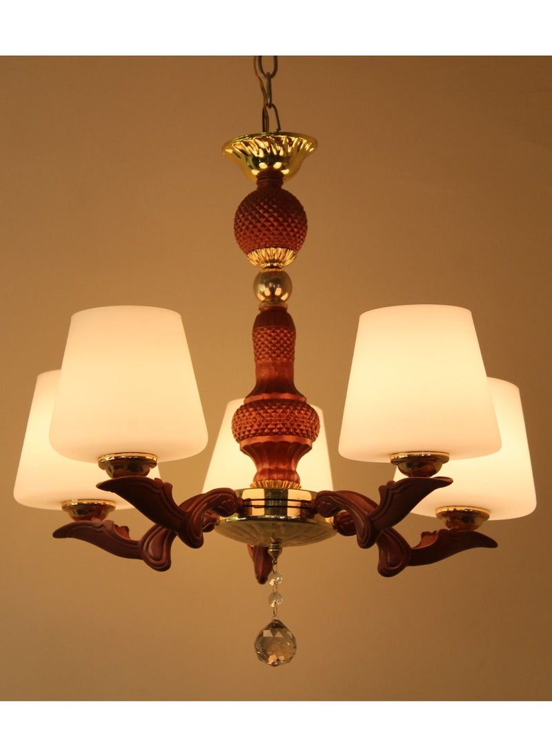 Generic Modern Chandelier Decorative glass shade-2090/5 Brown  - Image 1