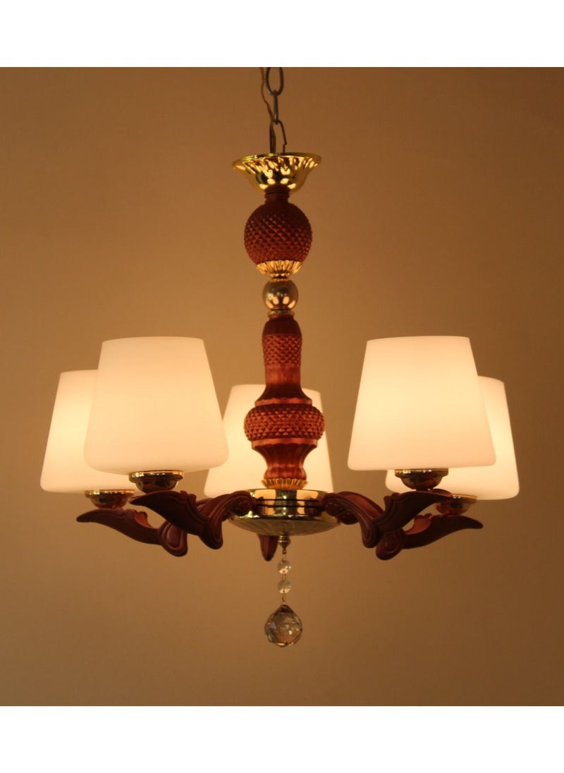 Generic Modern Chandelier Decorative glass shade-2090/5 Brown  - Image 3