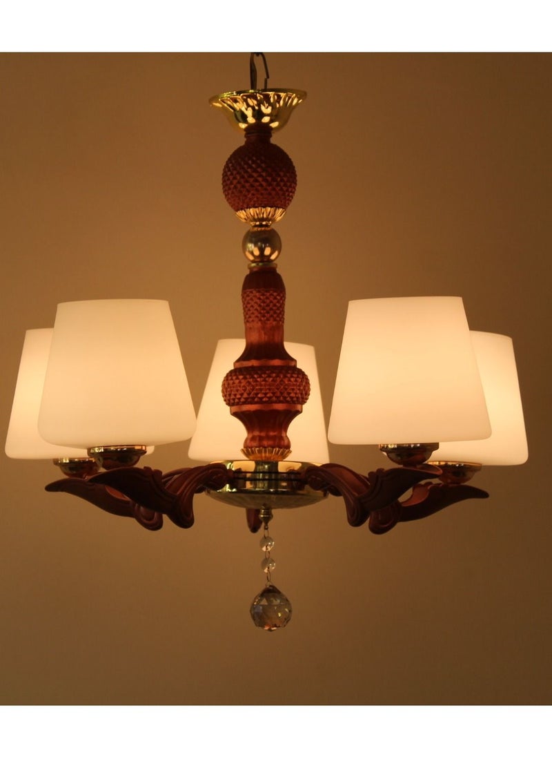 Generic Modern Chandelier Decorative glass shade-2090/5 Brown  - Image 4