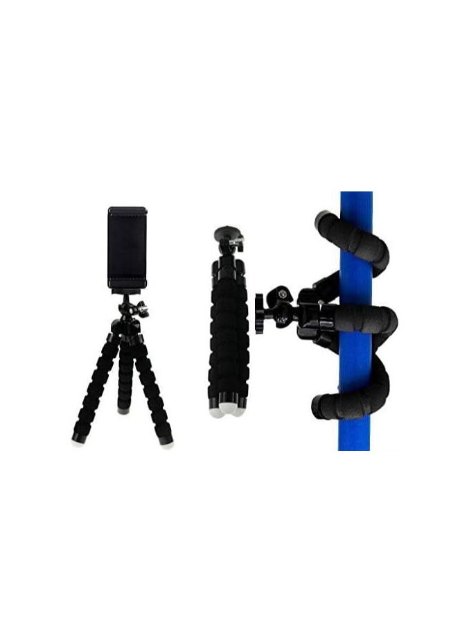 Generic - Flexible Octopus Bubble Tripod For Mobile Phone/Digital Camera Blue, Mini Flexible Octopus Stand Tripod Blue - Image 1
