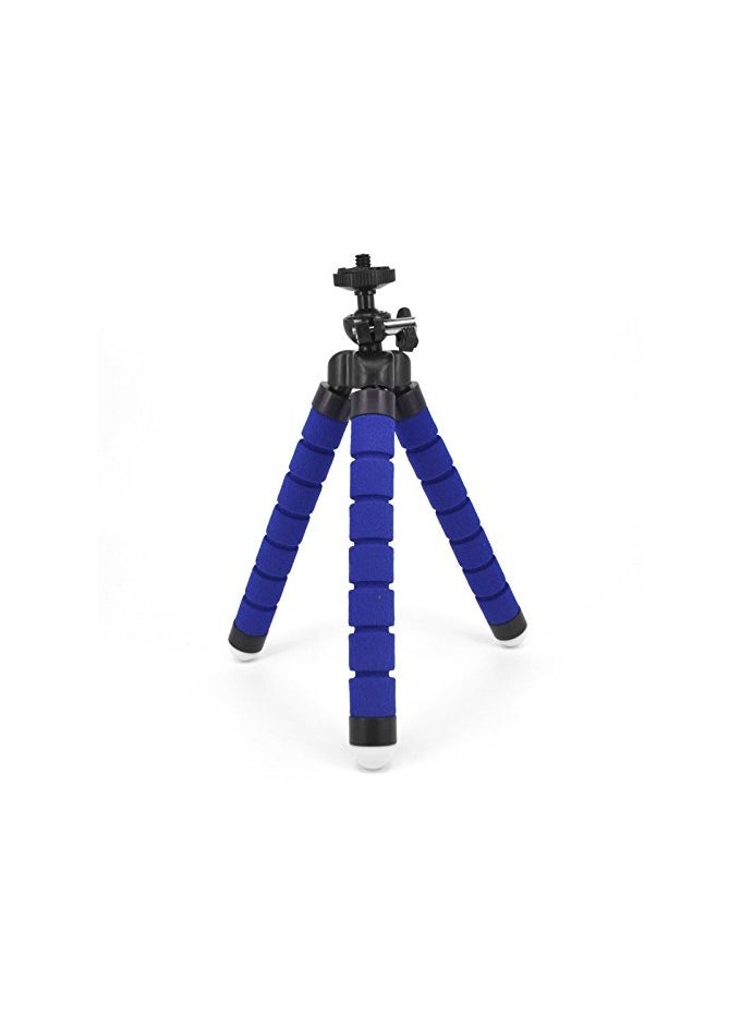 Generic - Flexible Octopus Bubble Tripod For Mobile Phone/Digital Camera Blue, Mini Flexible Octopus Stand Tripod Blue - Image 1