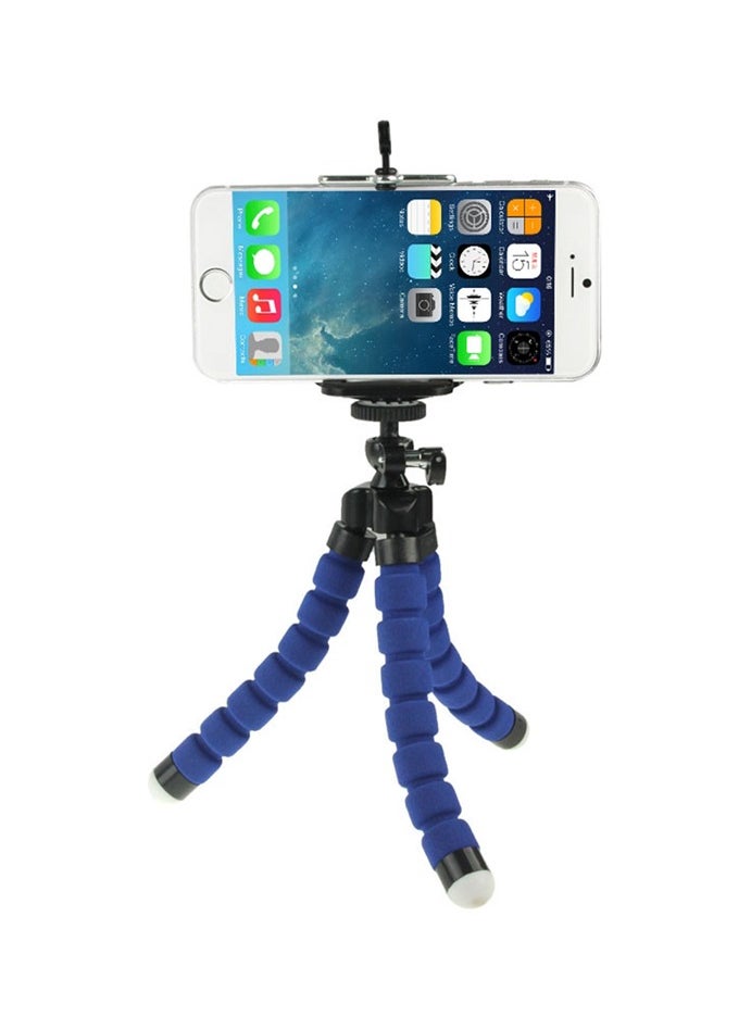 Generic - Flexible Octopus Bubble Tripod For Mobile Phone/Digital Camera Blue, Mini Flexible Octopus Stand Tripod Blue - Image 1