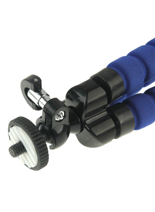 Generic - Flexible Octopus Bubble Tripod For Mobile Phone/Digital Camera Blue, Mini Flexible Octopus Stand Tripod Blue - Image 1