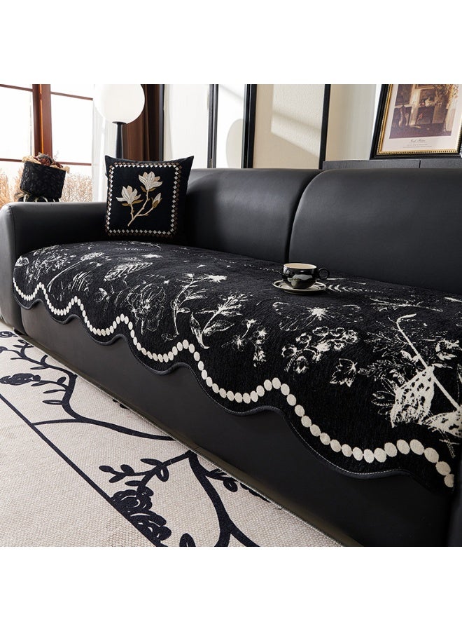 KUYING New Four Seasons Universal Chenille Sofa Mat 