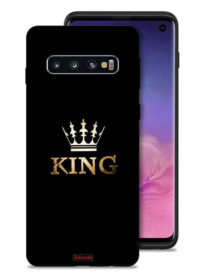 Tolwak Samsung Galaxy S10 4G Protective Case Cover King - Image 1