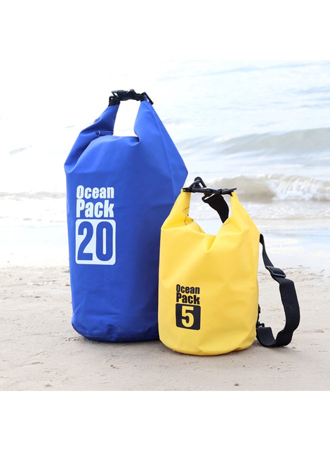 Generic Mobile Phone Waterproof Bag Snorkeling Backpack Beach Diving Waterproof Bucket Bag Drifting Travel Swimming Seaside Backpack Storage Bag-Color:Black-Capacity:3l Single Shoulder Strap  - Image 2