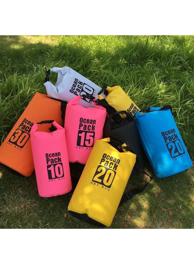 Generic Mobile Phone Waterproof Bag Snorkeling Backpack Beach Diving Waterproof Bucket Bag Drifting Travel Swimming Seaside Backpack Storage Bag-Color:Black-Capacity:3l Single Shoulder Strap  - Image 1