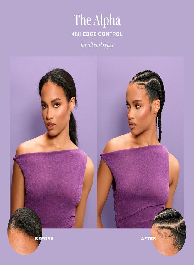 THE MANE CHOICE اختيار الماني التحكم في الحواف 48 ساعة، 2 أونصة، ينعم ويغذي الحواف، جل شعر للشعر المجعد والمتموج والمجعد، مدعوم بفيتامين ب5، وزيت الألوة وزيت الأفوكادو، يضيف لمعاناً رائعاً، غير متقشر - Image 5