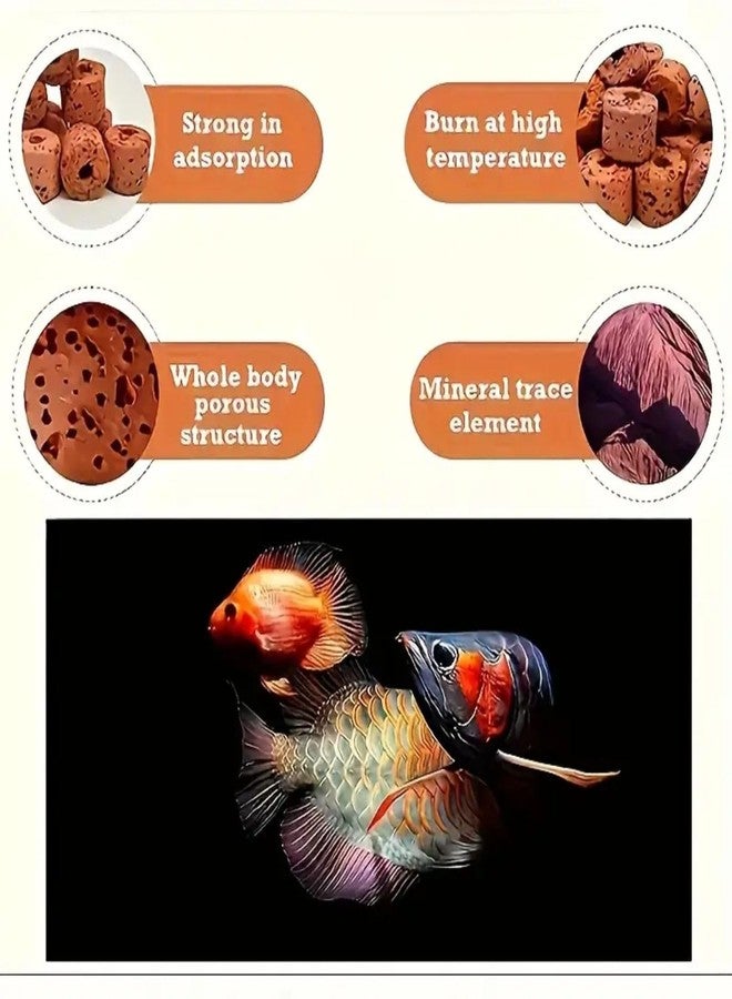 VAYINATO® Red Ceramic Ring Aquarium Filter Media 500g | Biological Filter Media for Freshwater, Saltwater & Planted Fish Tanks by Petzlifeworld - Image 4