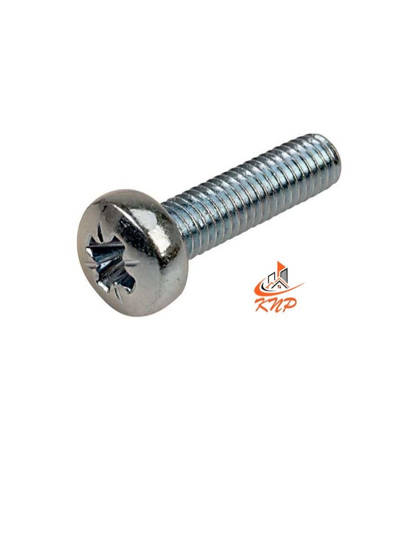 KNP Pan Head Machine Screws - Pack of 200 (M6 x 40mm) - Image 1