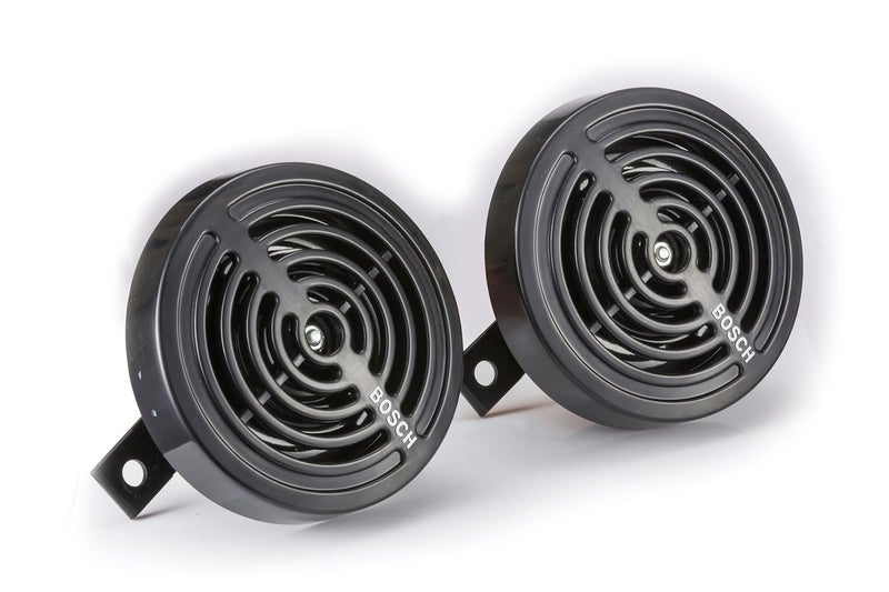BOSCH بوش_أوروبا_بوق_لون_أسود_12 ف_مجموعة من 2_ للسيارة، LCV - Image 1