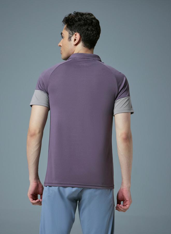 Technosport Color Block Short Sleeve Polo T-Shirt - Image 3