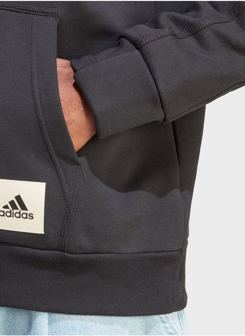 Adidas - Lounge Fleece Hoodie - Image 1