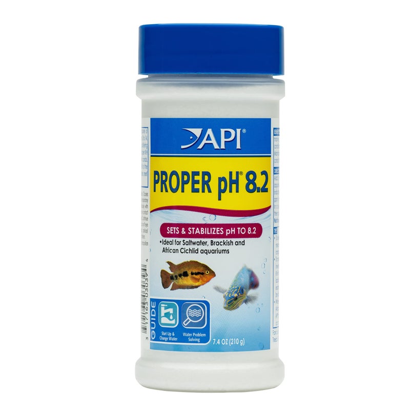 API PROPER pH 8.2 Freshwater Aquarium Water pH Stabilizer 7.4-Ounce Container - Image 1