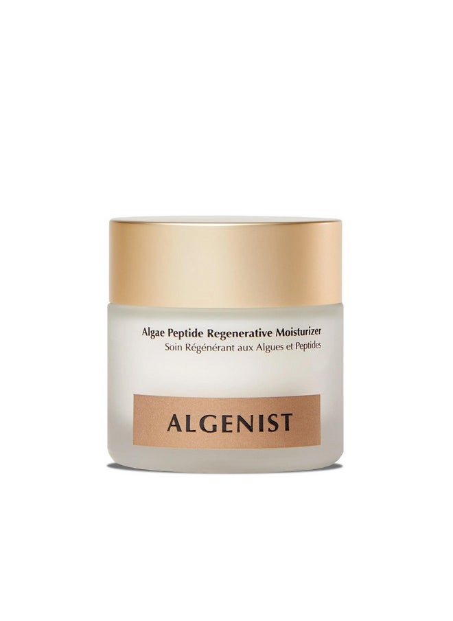 Algenist Algae Peptide Regenerative Face Moisturizer - Restorative Wrinkle Cream + Peptide Moisturizer For Instant Hydration + Skin Barrier Protection - Formulated With Patented Alguronic Acid (60Ml)  - Image 1