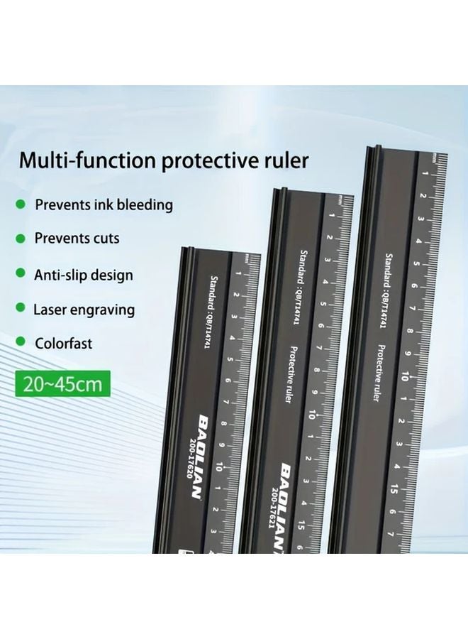 1pcs High Quality Aluminum Alloy Anti Cut Hand Square Non Slip Industrial Measurement Tool - Image 3