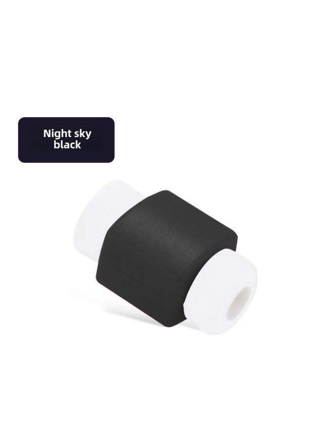 غلاف حماية لكابل بيانات Square I مناسب لشحن Apple USB مضاد للكسر هدية التجارة الإلكترونية تغليف مستقل - اللون: أسود - Image 1