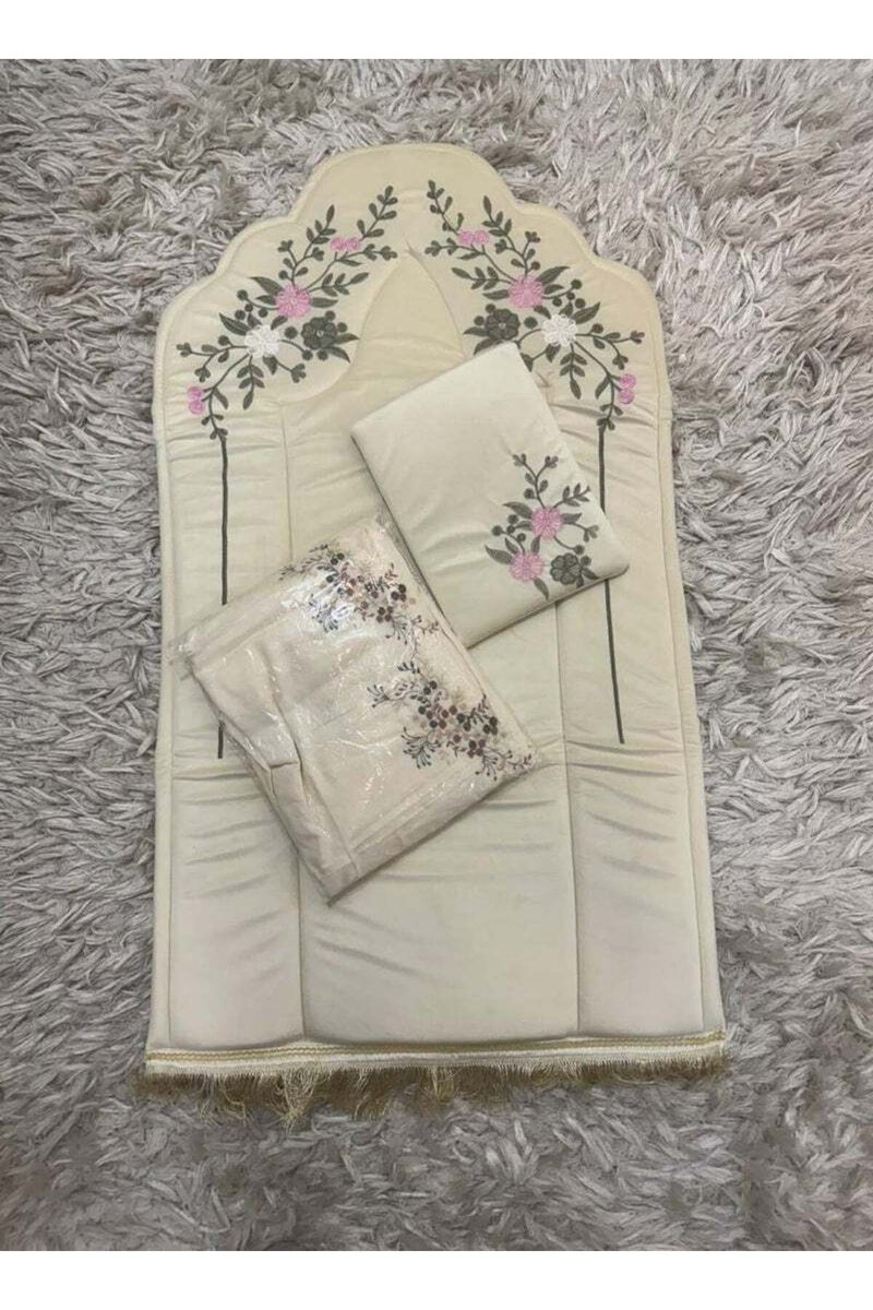 Gerenic Foam prayer rug  Padded and embroidered  With a prayer sheet, excellent cool material - Image 2
